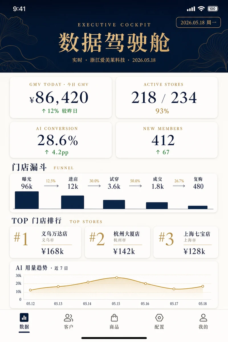 AML 数据驾驶舱原型
